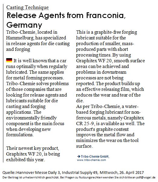 release agents from franconia germany
